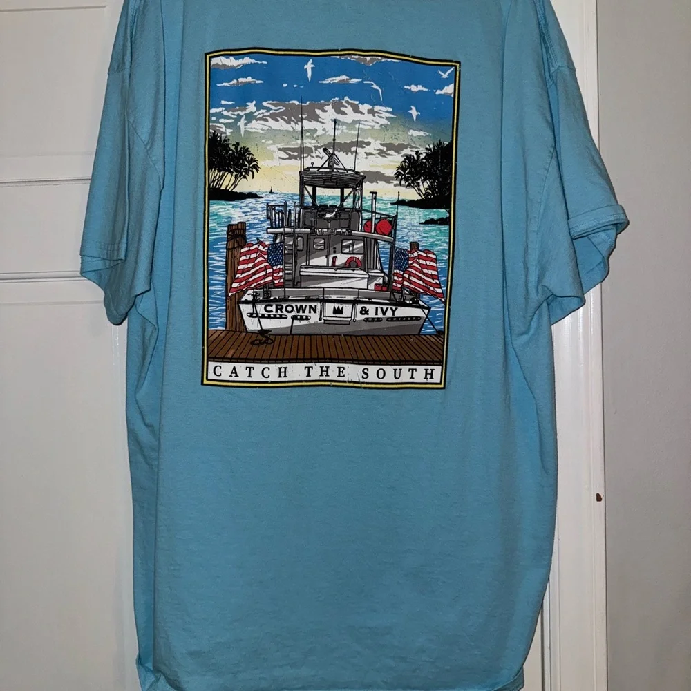 Blue Crown and Ivy Men's Shirt - Picture 2 of 2